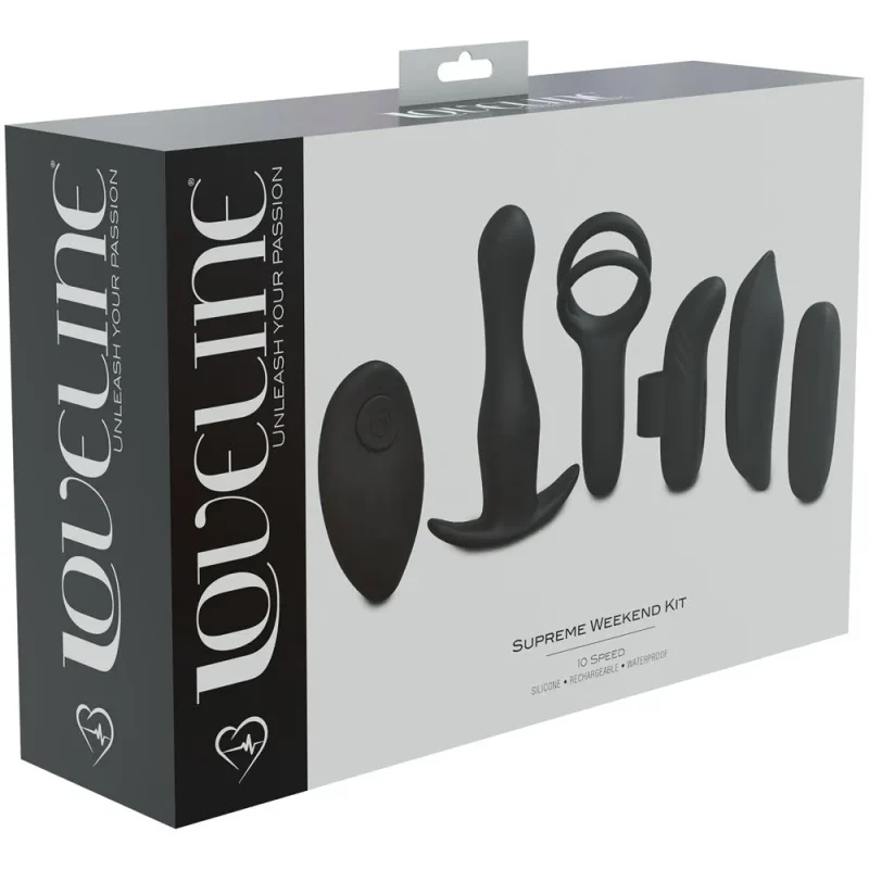 loveline supreme 5 piece kit black usb rechargeable