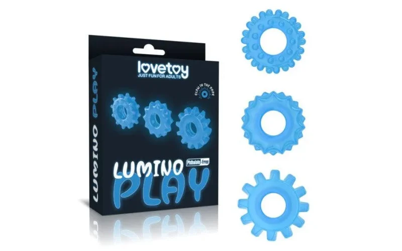 lumino 3 pack penis rings for enhanced play