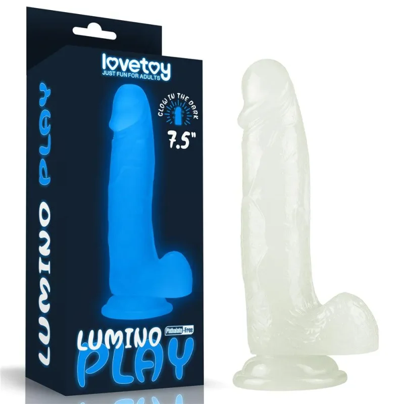 lumino 7 5in vibrating dildo for play