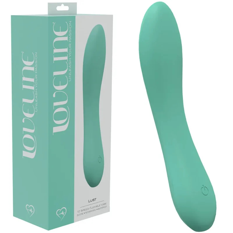 lust green usb vibrator 17cm rechargeable