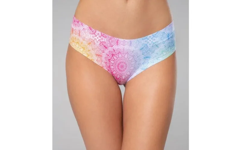 mandala happiness floral thong