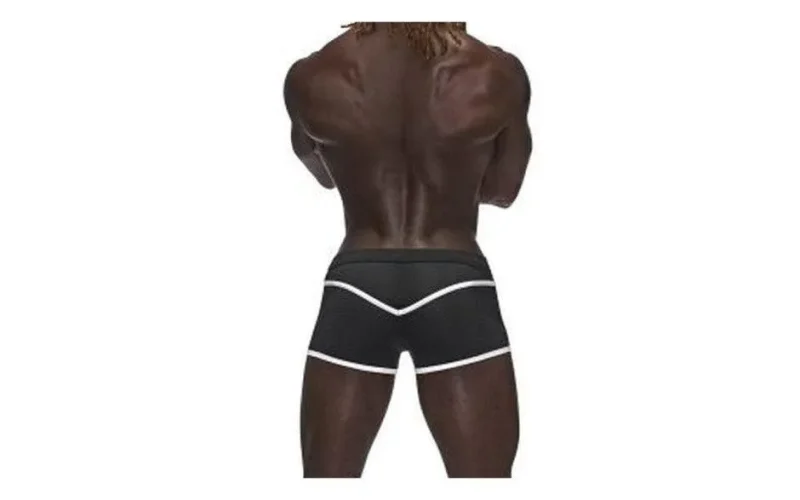 men s mesh sport mini shorts black