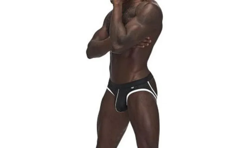 men s sport mesh jockstrap black