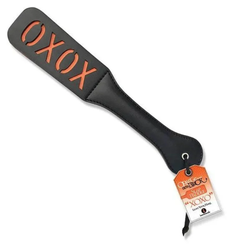 orange is the new black slap paddle xoxo 9 black