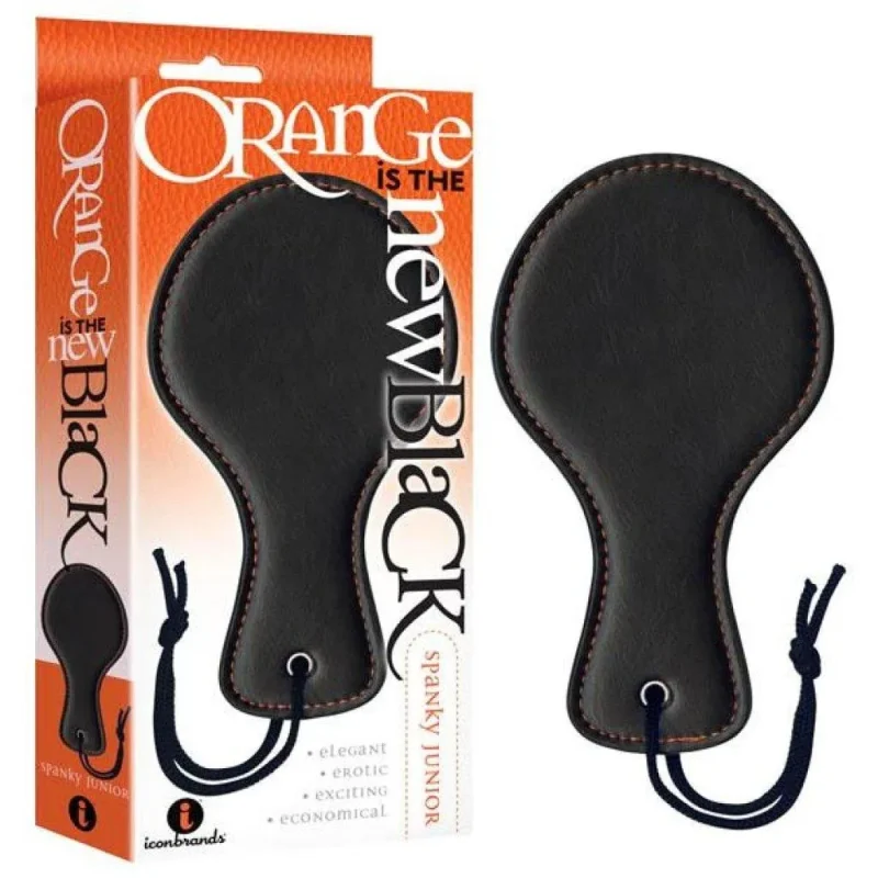 orange is the new black spanky junior black paddle