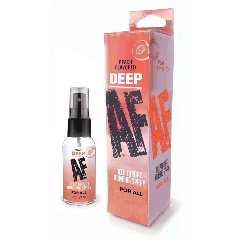 peach deep throat spray 29ml deep af flavor