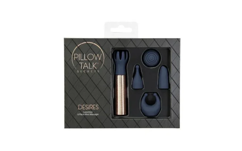 pillow talk secrets 6 piece massager set