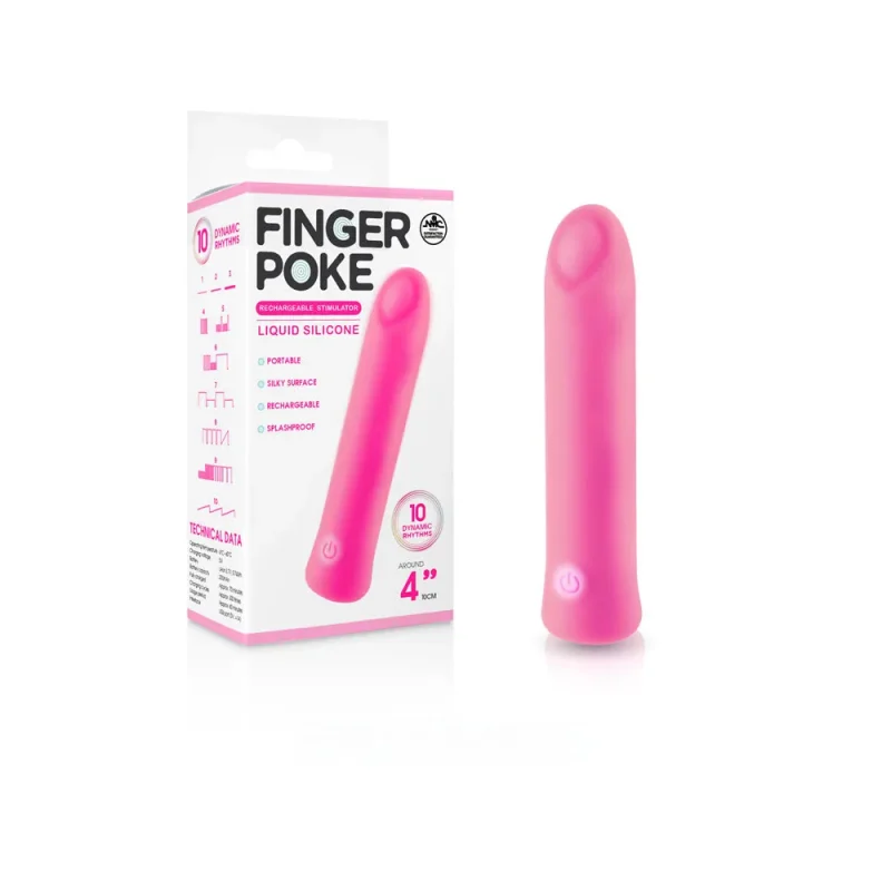 pink 10cm usb rechargeable bullet vibrator