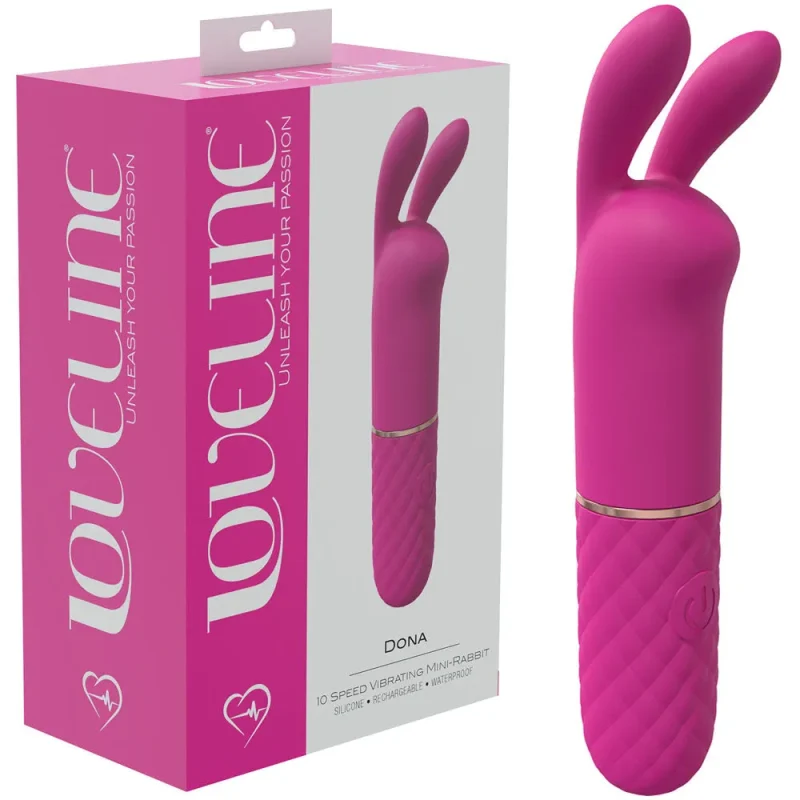 pink 11cm usb mini vibrator loveline dona rechargeable