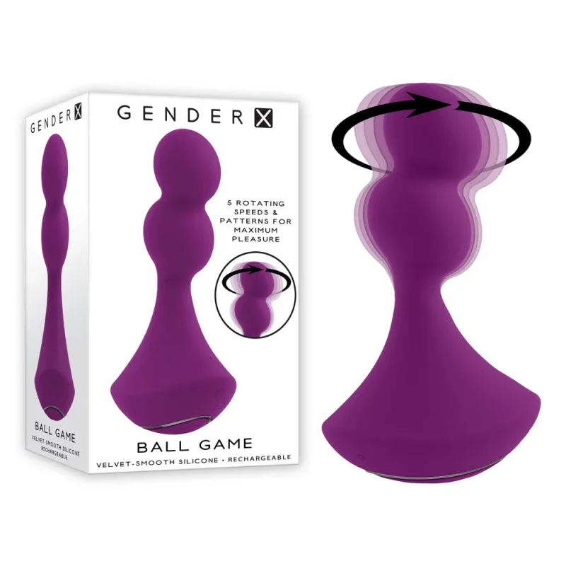 pink 13 5cm usb rechargeable vibrating butt plug gender x ball game