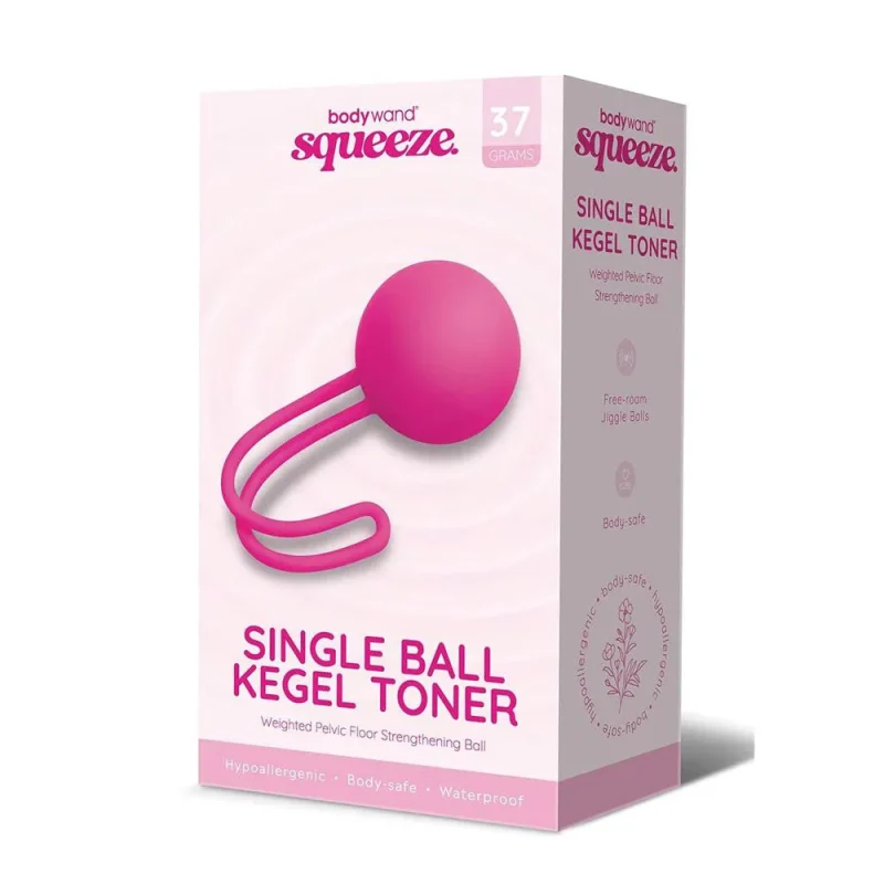 pink kegel ball bodywand squeeze toner 37g