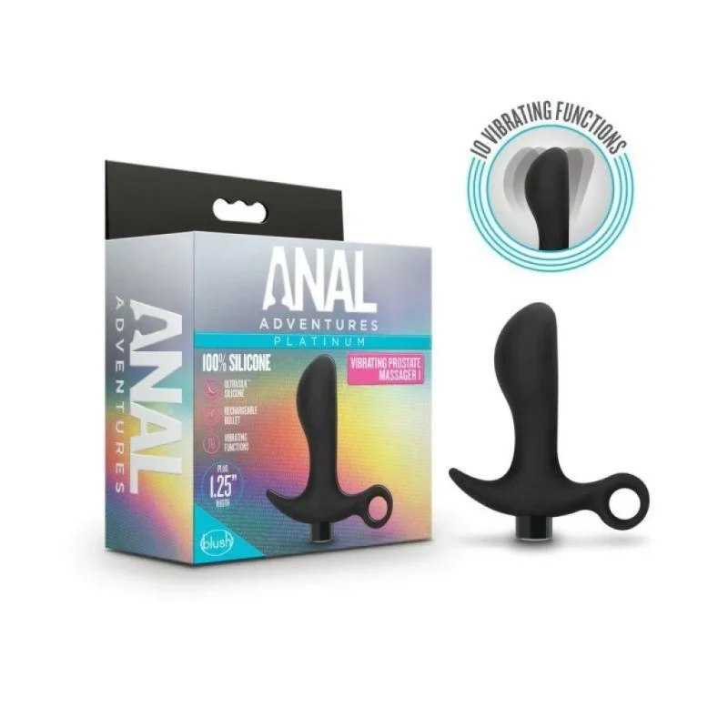 platinum silicone prostate massager anal adventures 01