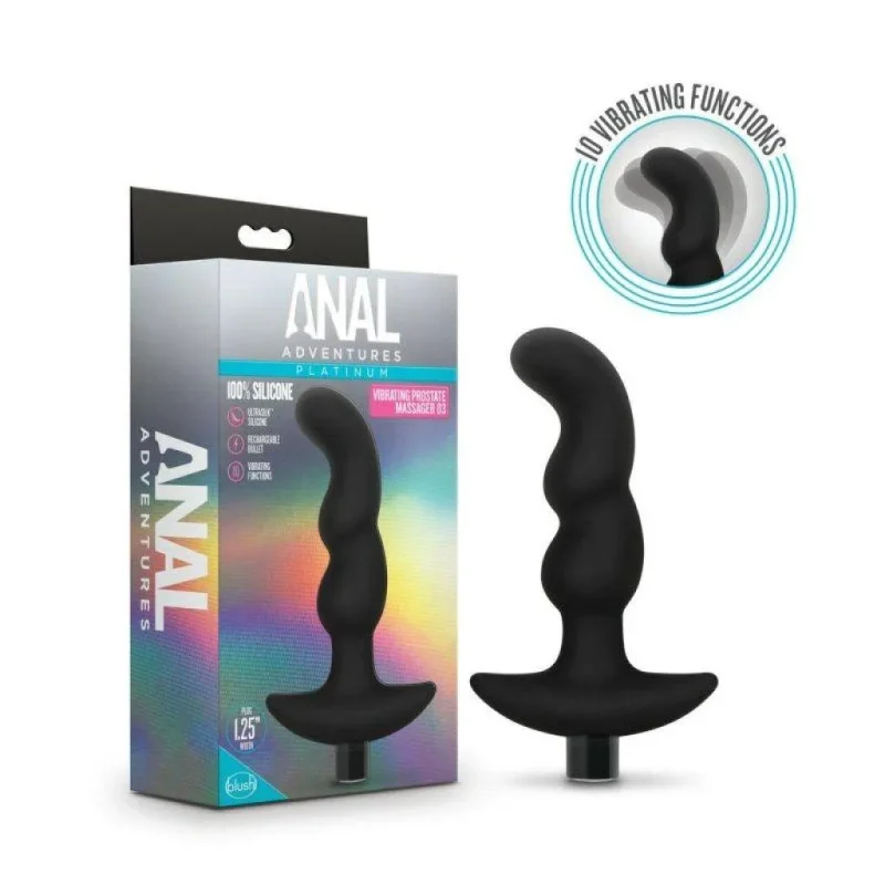 platinum silicone prostate massager anal adventures 03