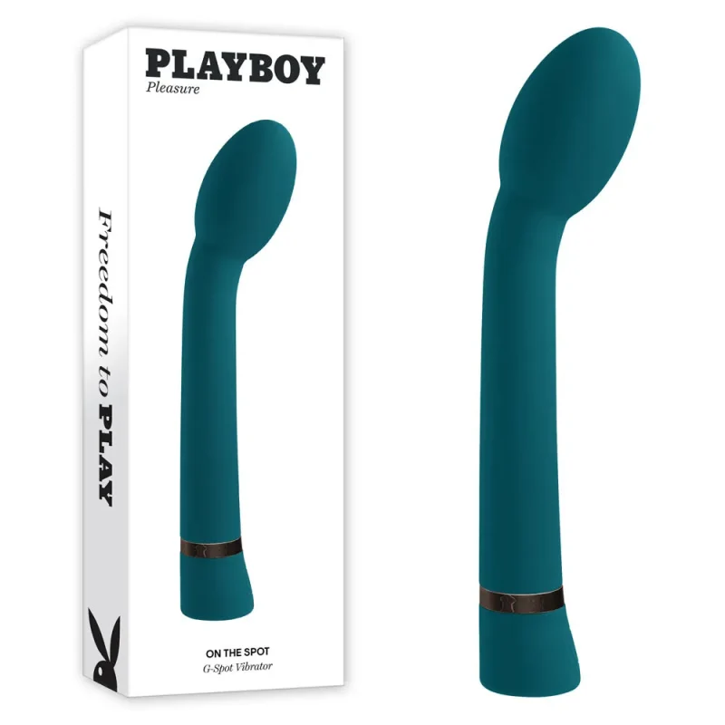 playboy blue 21 6cm usb g spot vibrator on the spot rechargeable