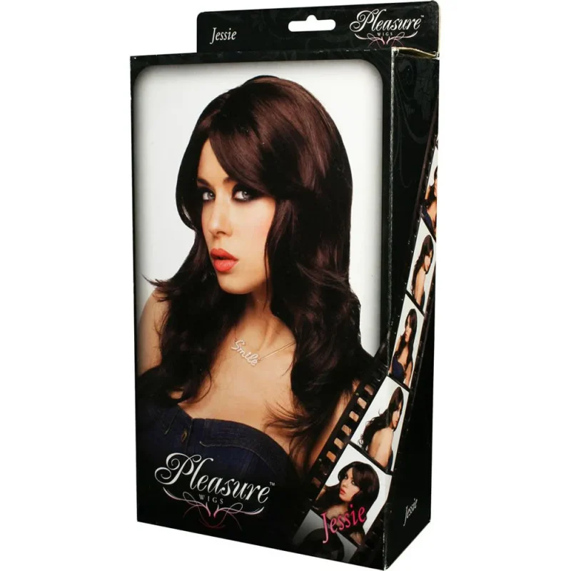 pleasure wigs jessie brunette brown wig