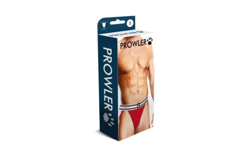 prowler jockstrap white red performance fit