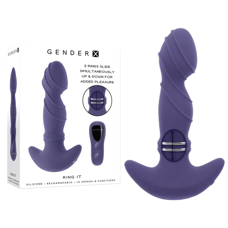 purple 16 5 cm usb rechargeable vibrator with wireless remote