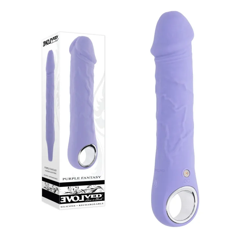 purple fantasy 18 4cm usb rechargeable vibrator