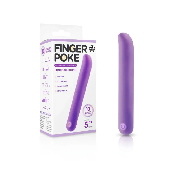 purple usb rechargeable bullet vibrator 12 7cm