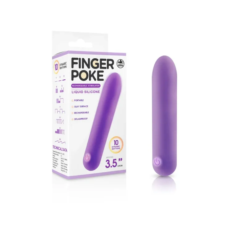 purple usb rechargeable bullet vibrator 8 9cm