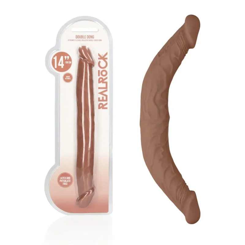 realrock 14 tan double dildo 36cm double dong