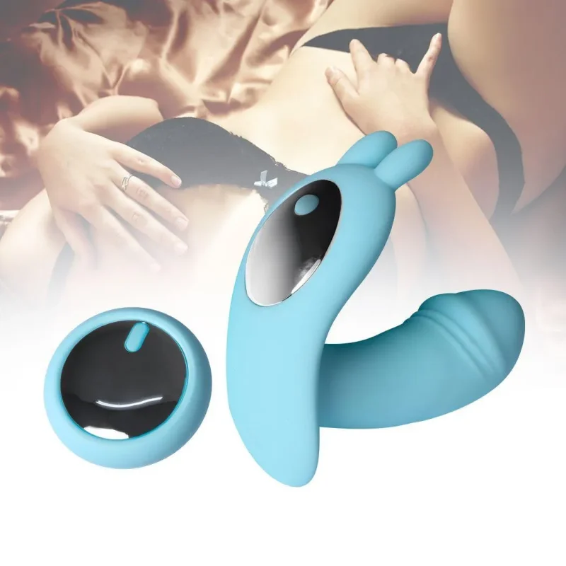 rechargeable blue rabbit vibrator with wireless control