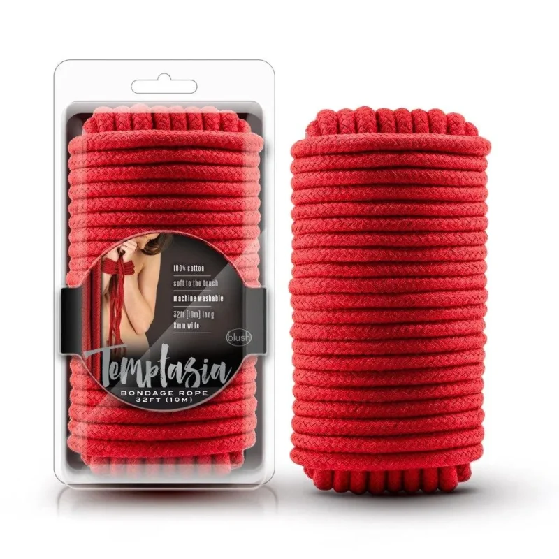 red temptasia 10m bondage rope