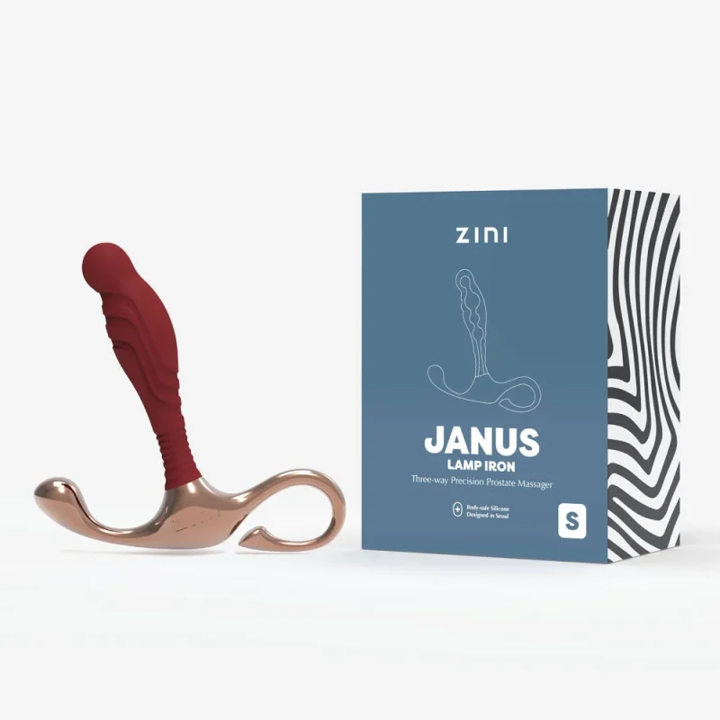 red zini janus lamp small prostate massager iron finish