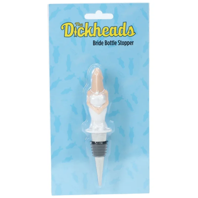 s line dickheads bride wine bottle stopper