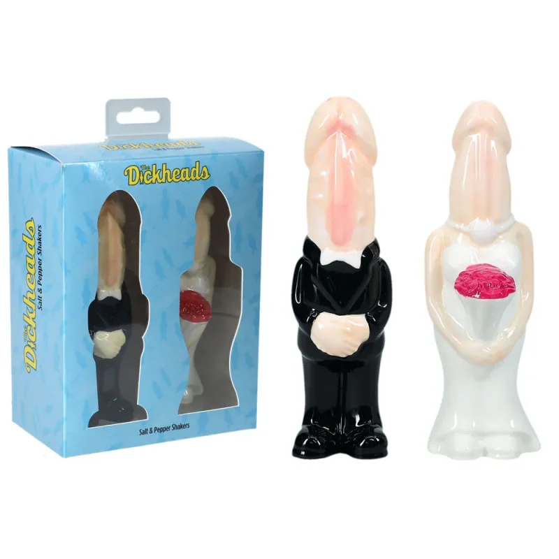 s line dickheads salt pepper shakers novelty set