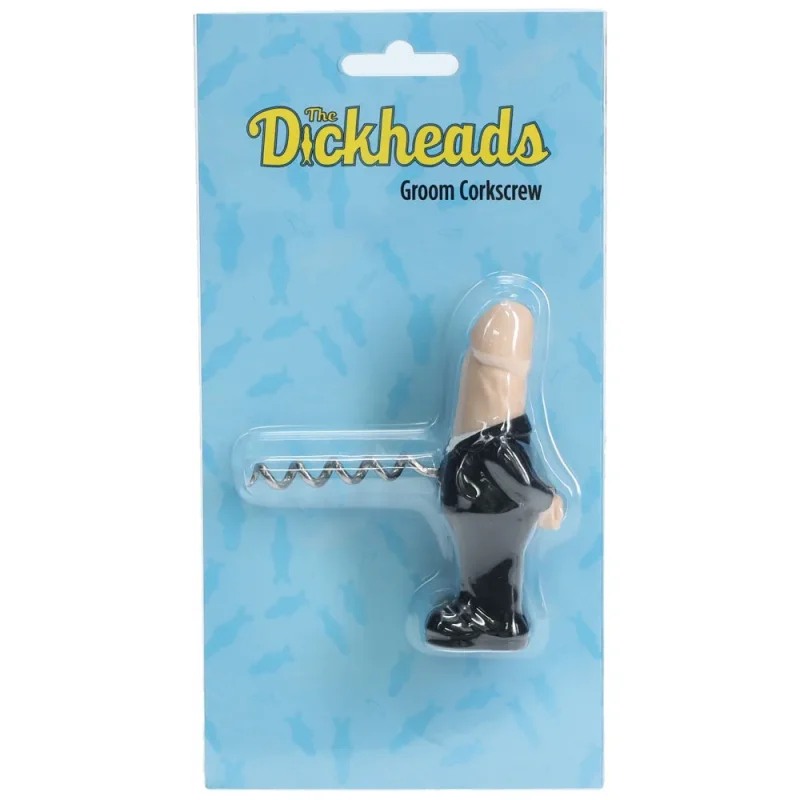 s line the dickheads novelty corkscrew bottle opener