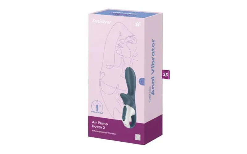 satisfyer air pump booty 2 dark grey deep massage