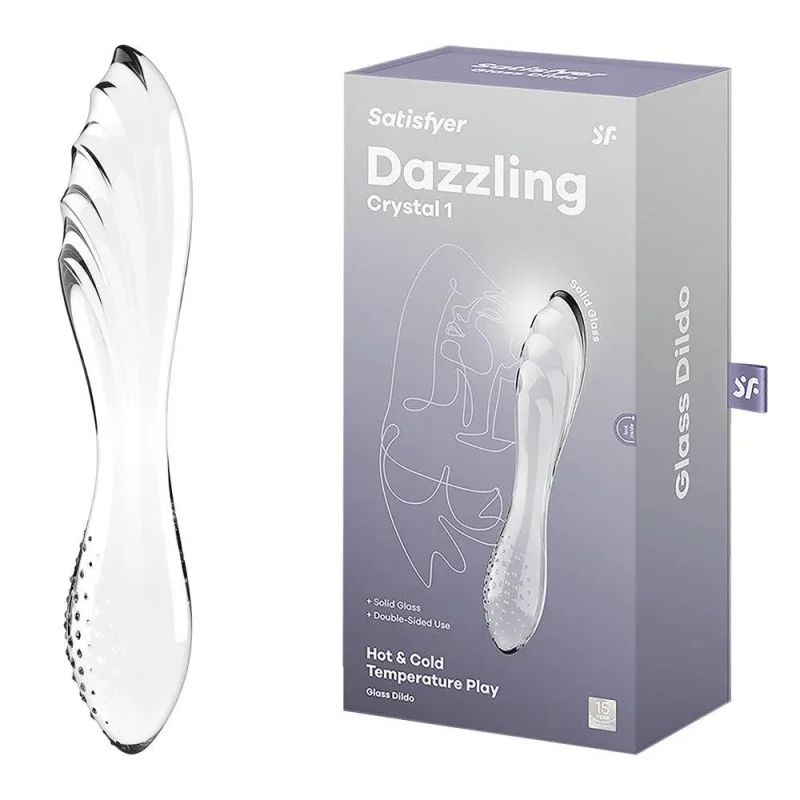 satisfyer crystal 1 clear vibrant pleasure