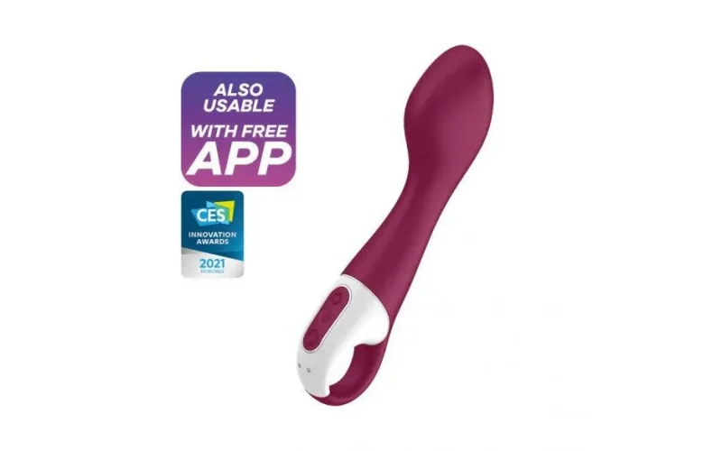 satisfyer hot spot g spot vibrator with warming function