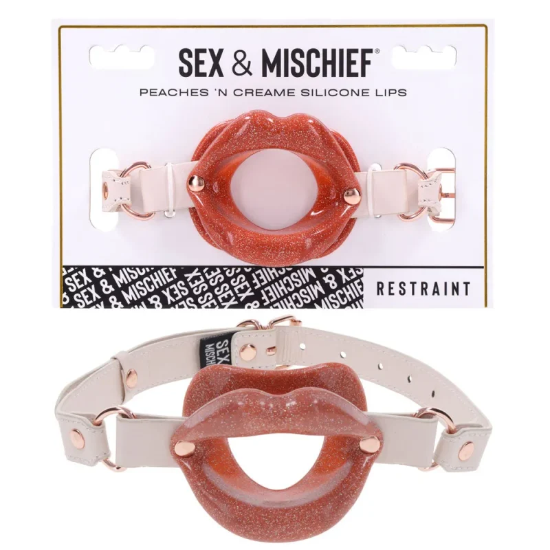 sex mischief peaches n creame silicone lips