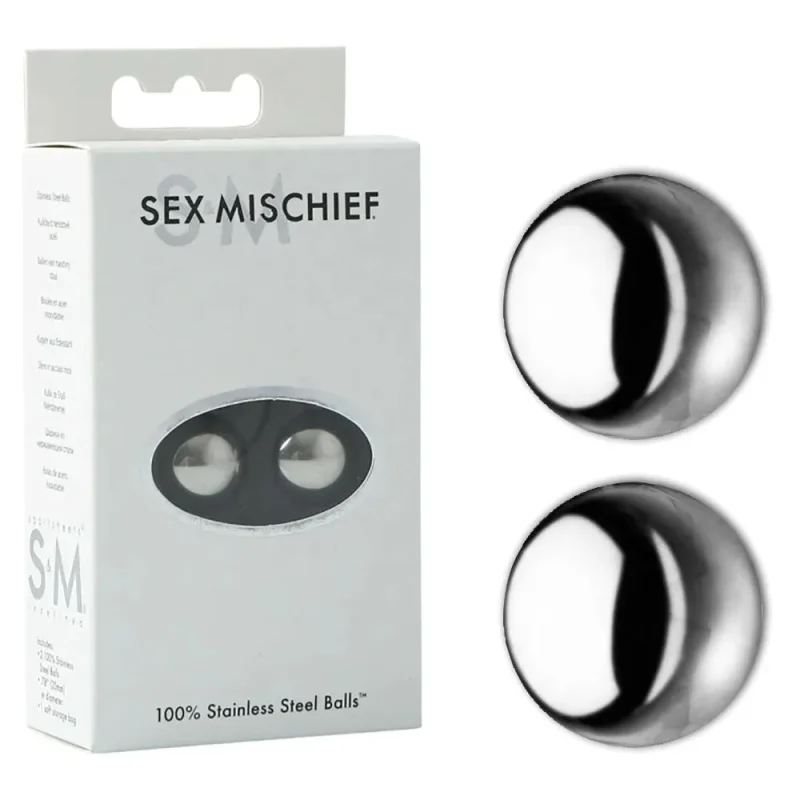 sex mischief stainless steel ben wa balls 100 steel