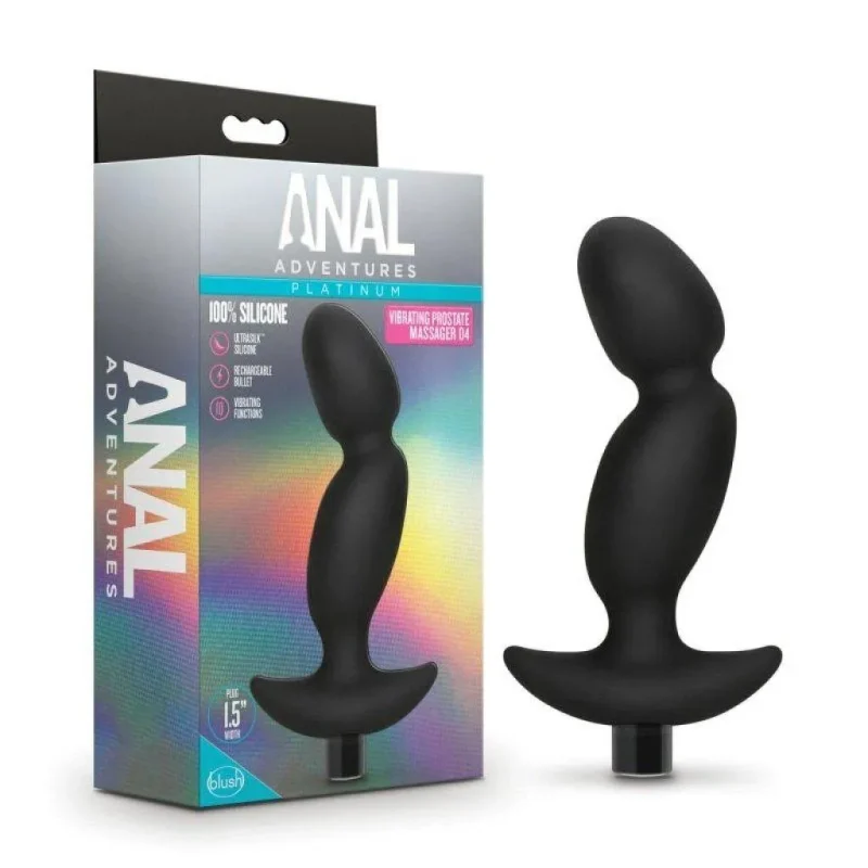 silicone vibrating prostate massager for anal play