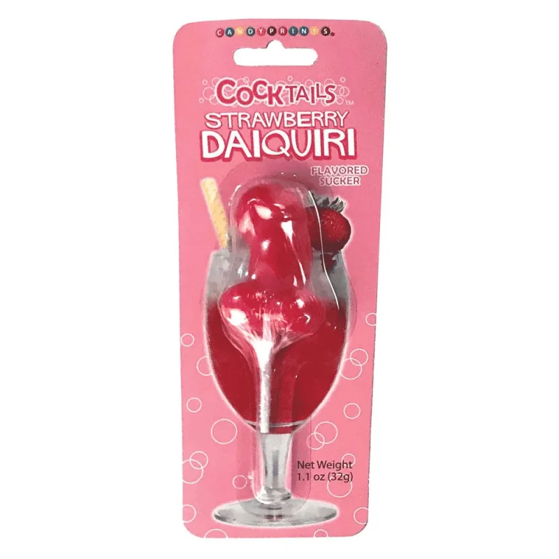 strawberry daiquiri cocktail suckers flavored lollipops