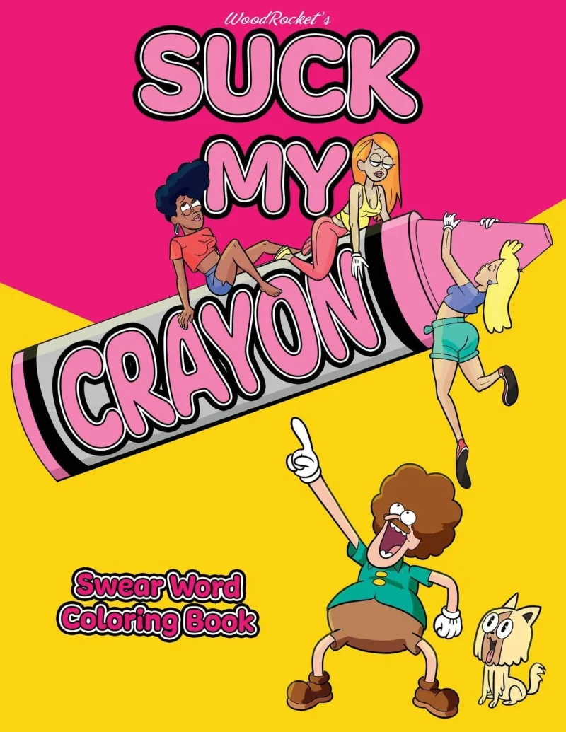 suck my crayon coloring book for adults