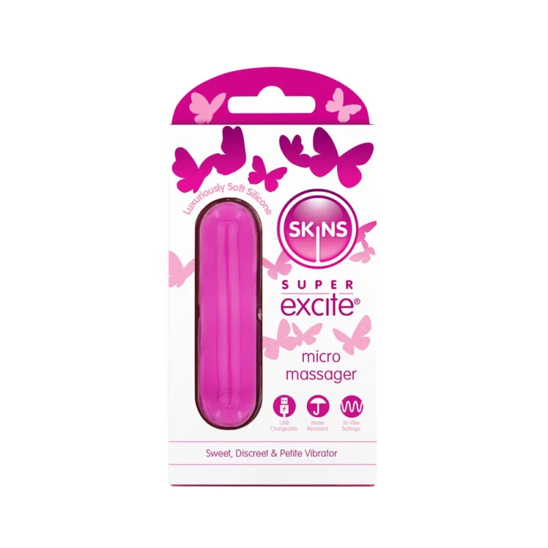 super excite pink bullet vibrator usb rechargeable