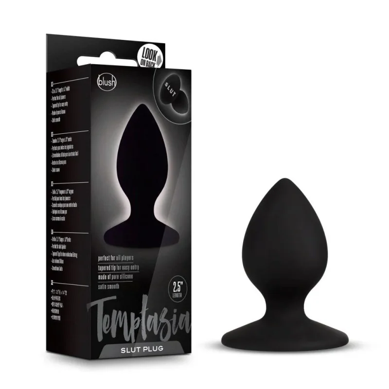 temptasia black slut plug