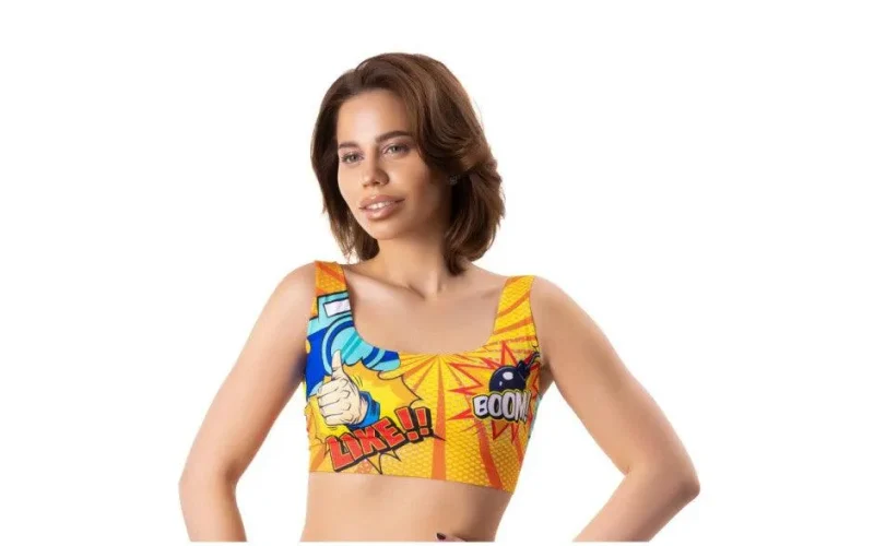 trending comics crop top