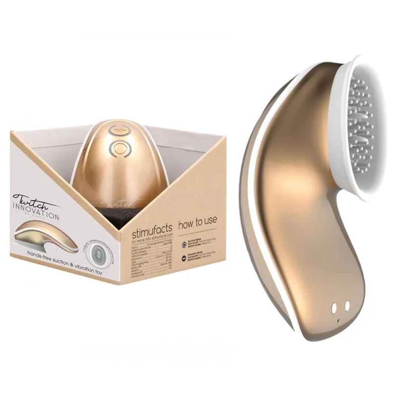 twitch 1 gold usb rechargeable suction vibrator