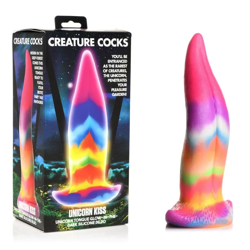 unicorn kiss silicone dildo by creature cocks