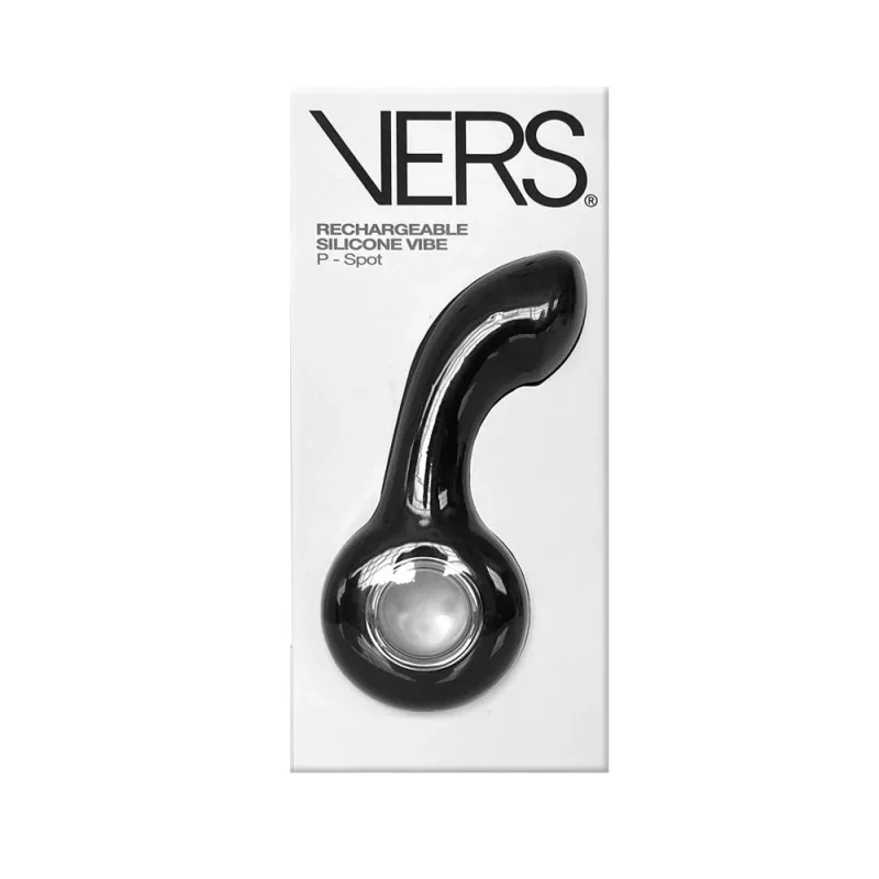 vers rechargeable p spot vibe 13cm black usb prostate massager