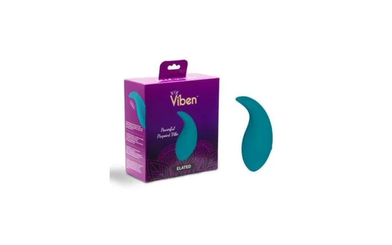 viben pulse rechargeable pinpoint vibrator ocean blue