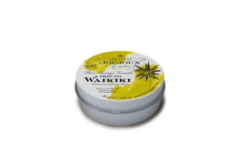 waikiki massage candle 43ml by petits