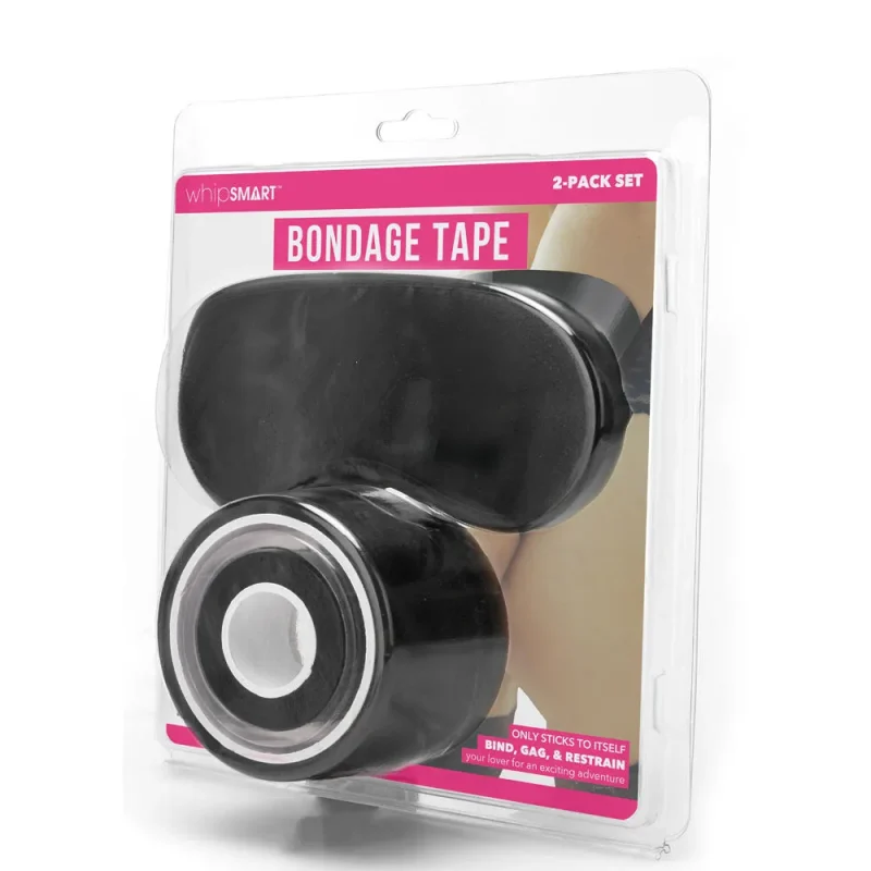 whipsmart 30m bondage tape black free eye mask