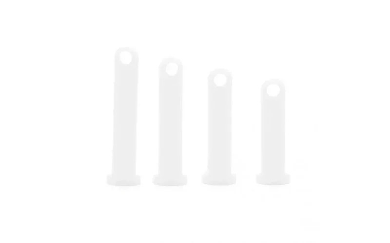 white cock cage locking pins 4 piece set