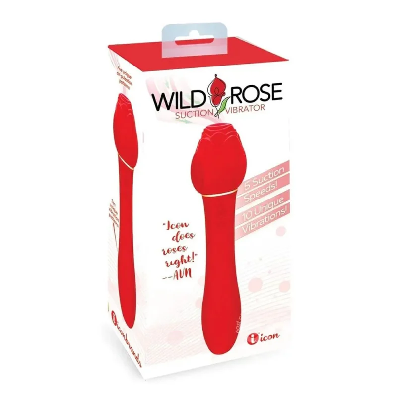 wild rose red usb rechargeable air pulse vibrator